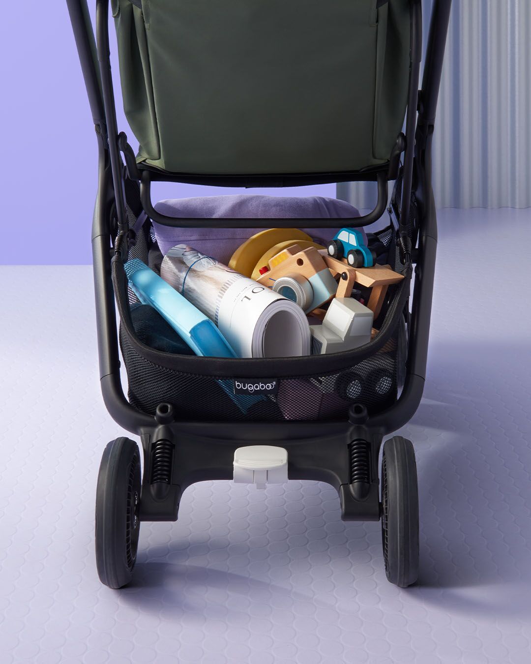 Bugaboo Butterfly City-Kinderwagen komplett schwarz/sturmblau