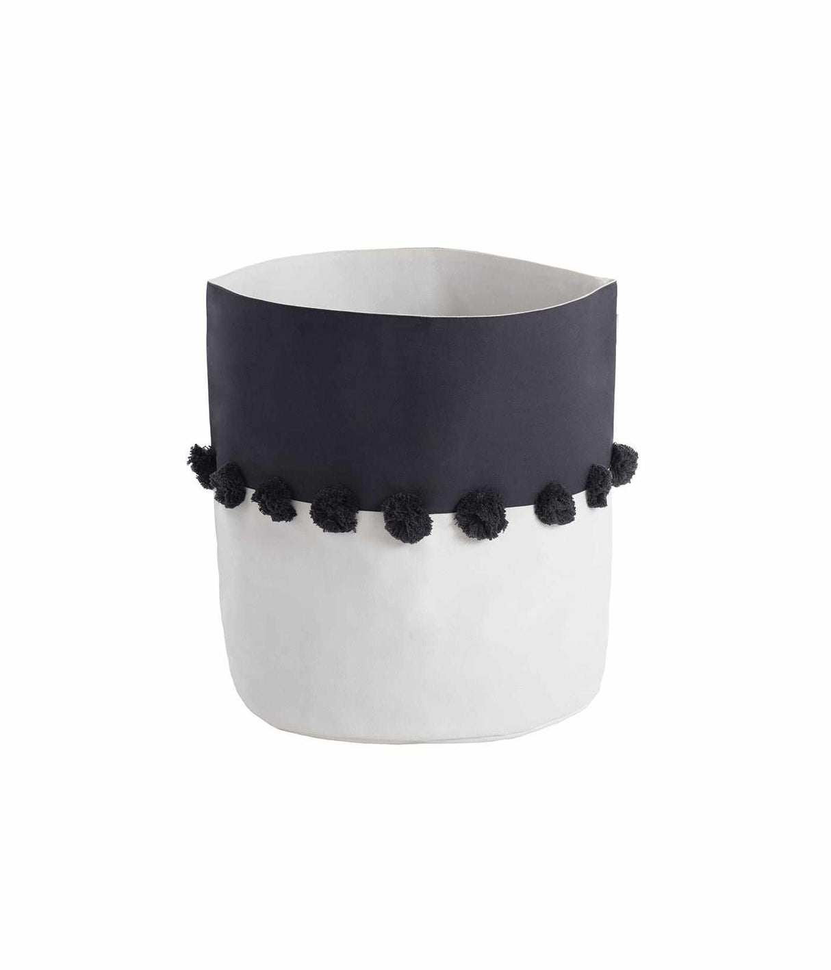 POM POM BASKET - ANCHOR - LARGE