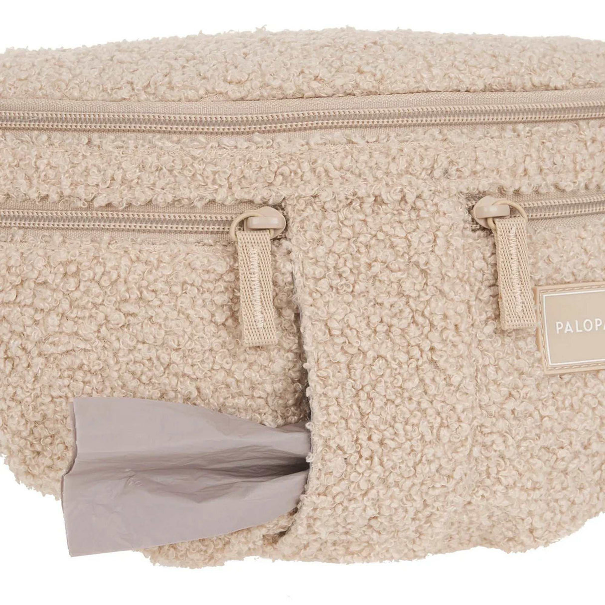 Leckerli Tasche Emma/ Teddy-Fleece beige