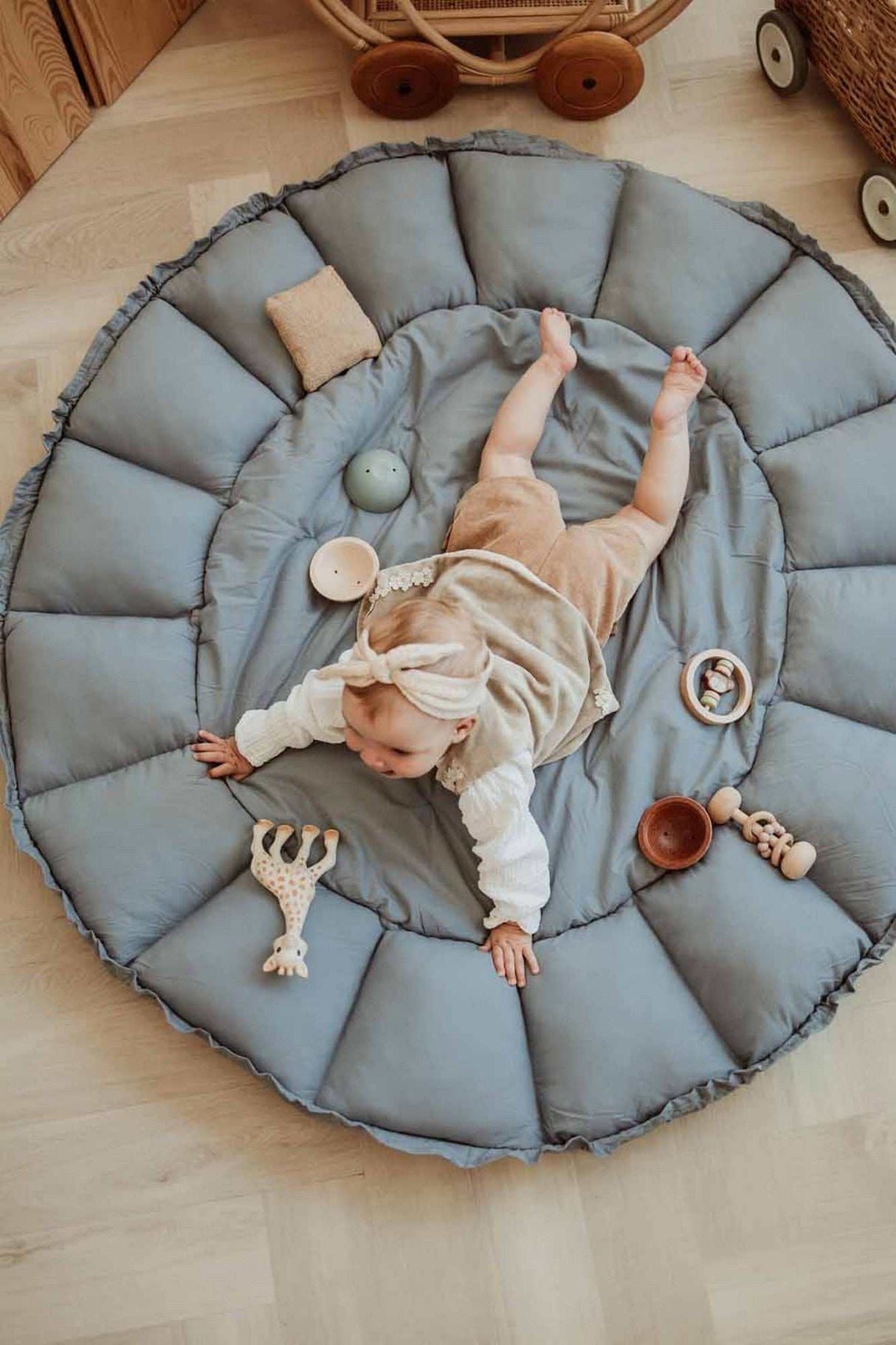 Spielmatte Bloom/ Dusty blue