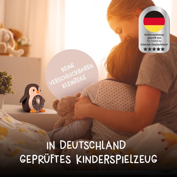 Nachtlicht & Wecker Poppy Pinguin