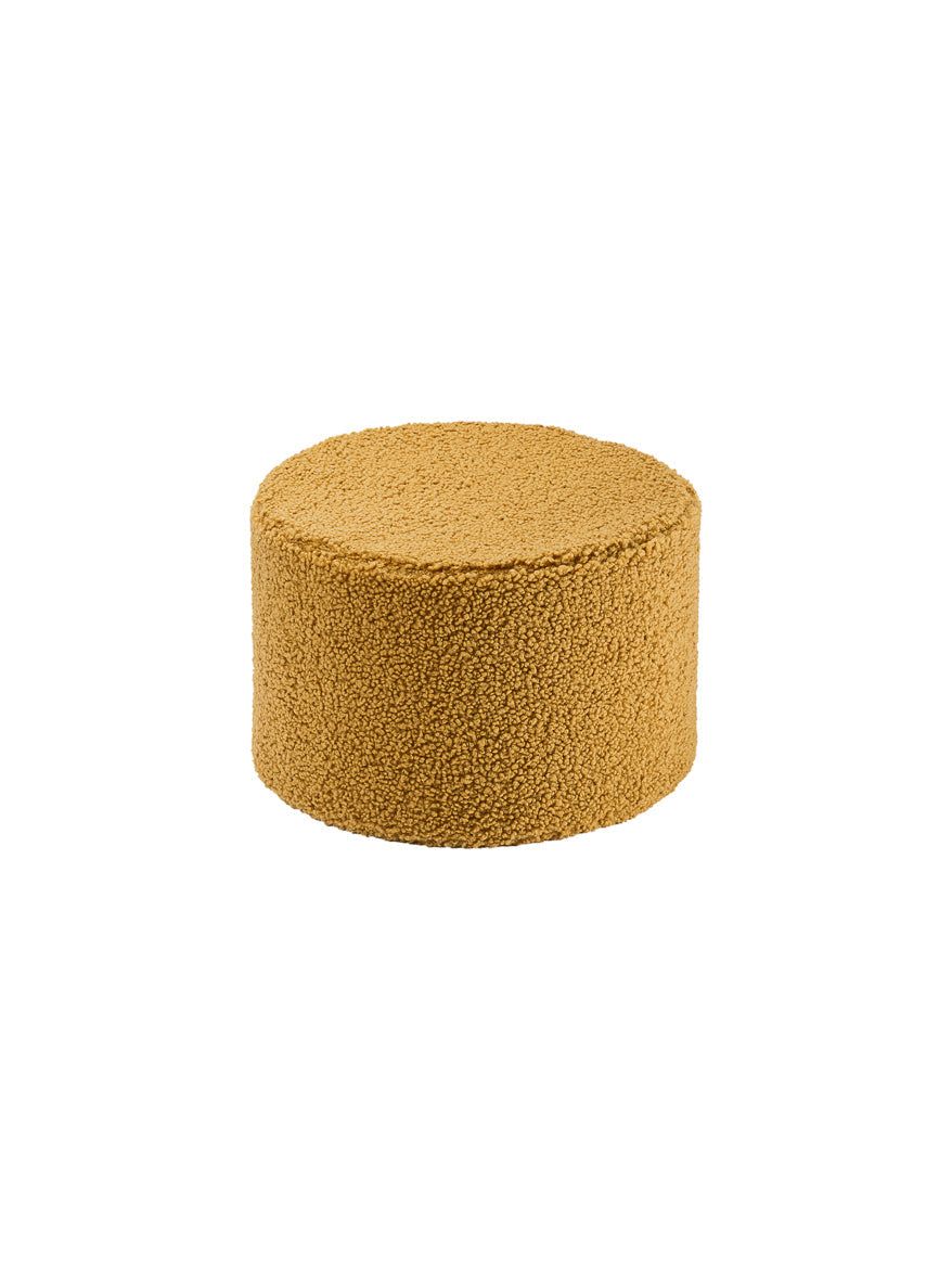 Kinderzimmer Pouffe Maple mit kuschelweichem Teddystoff und formstabilem Schaumstoff