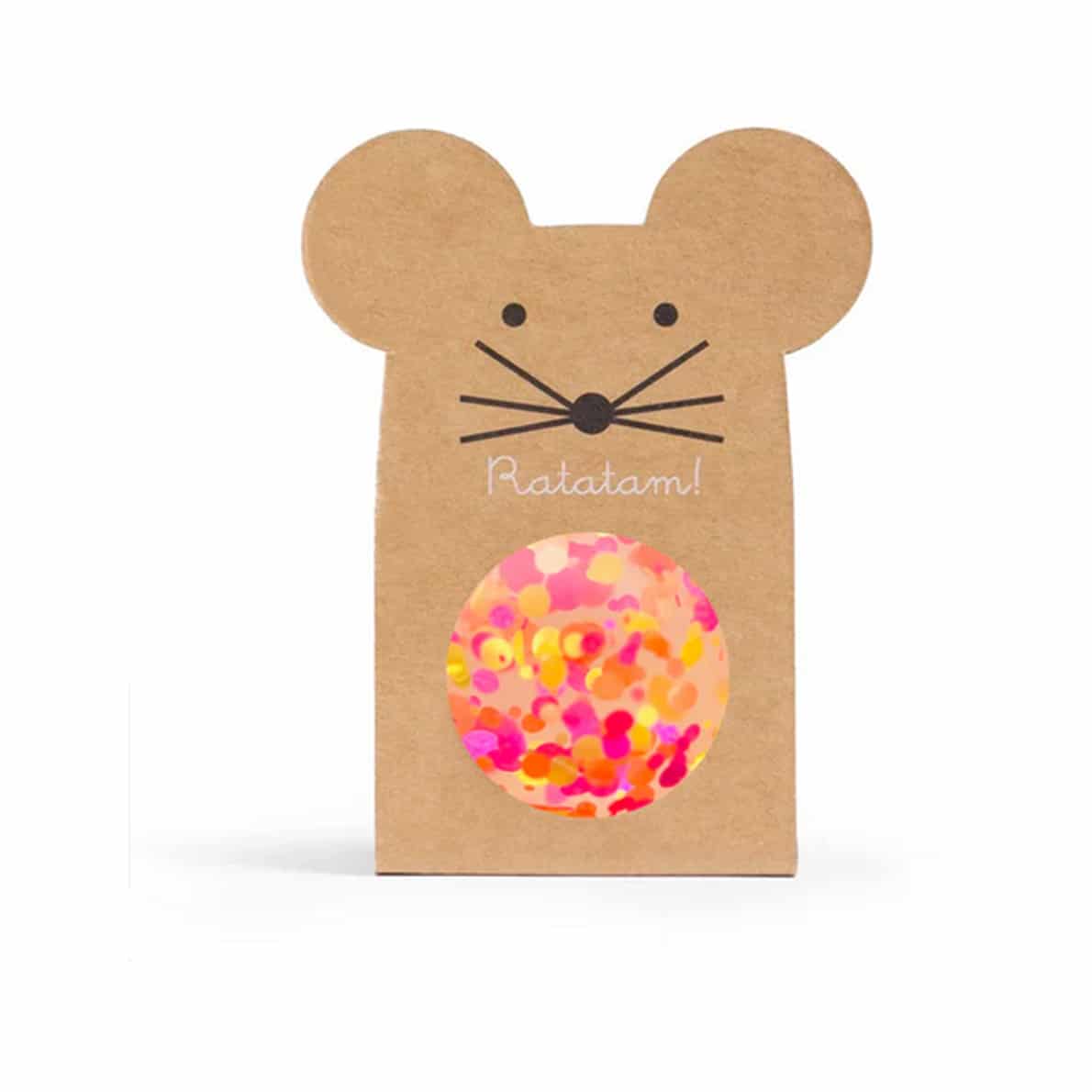 Flummi Maus Multicolor - Orange