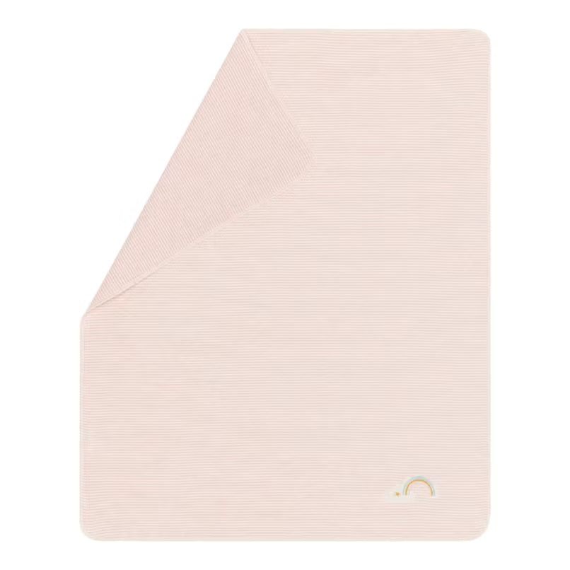 Babydecke Regenbogen/ rosa