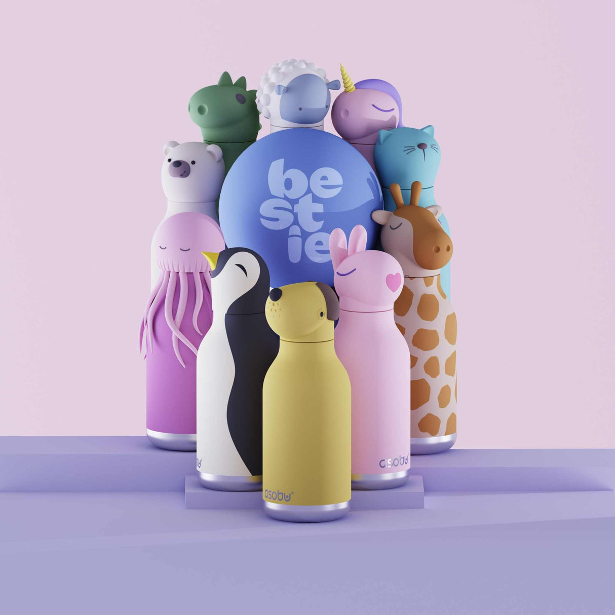 Trinkflasche Bestie- Dinosaurier