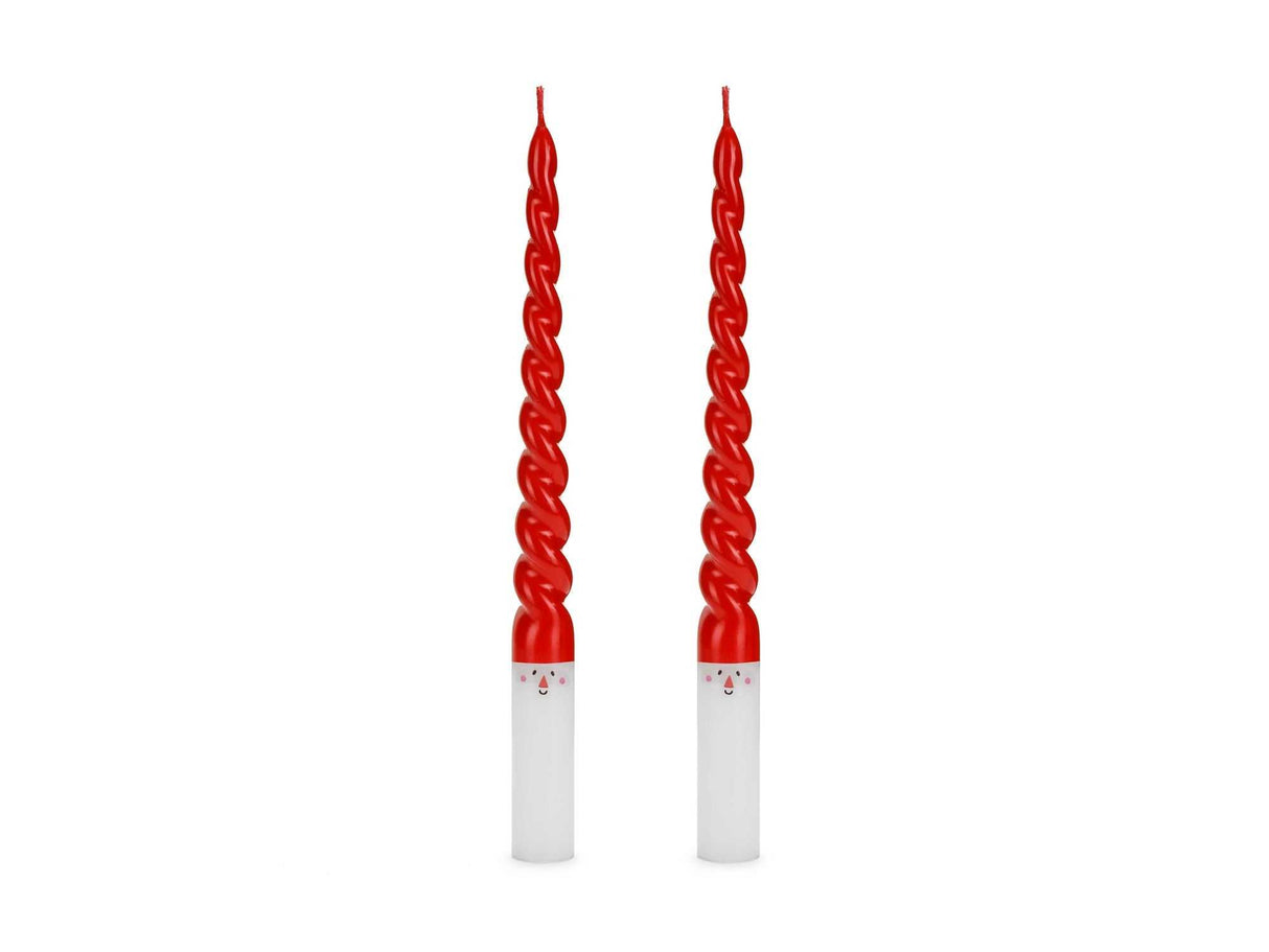 Stabkerzen Weihnachtsmann