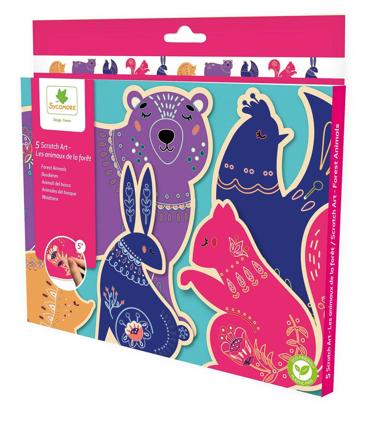 Kratzbilder- Waldtiere