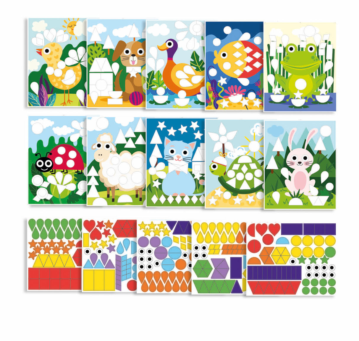 Sticker- Formen & Farben