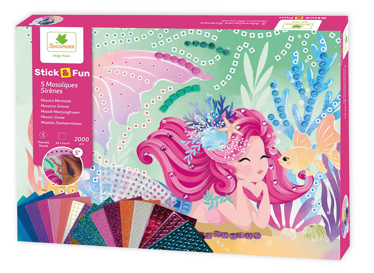 Stick & Fun Mosaik/ Meerjungfrau
