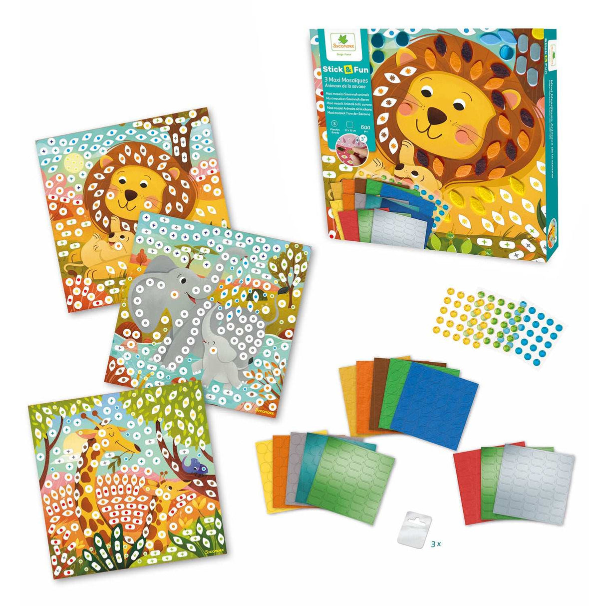 Stick & Fun Mosaik/ Tiere