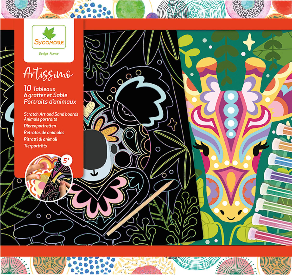 Kreativ- Box Kratzbild & Sand