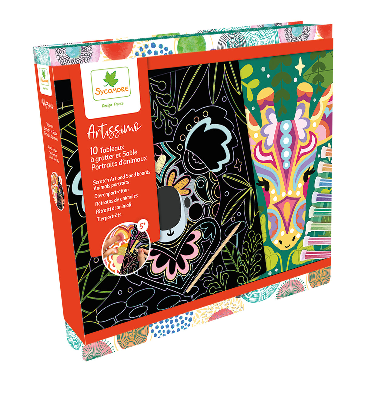 Kreativ- Box Kratzbild & Sand