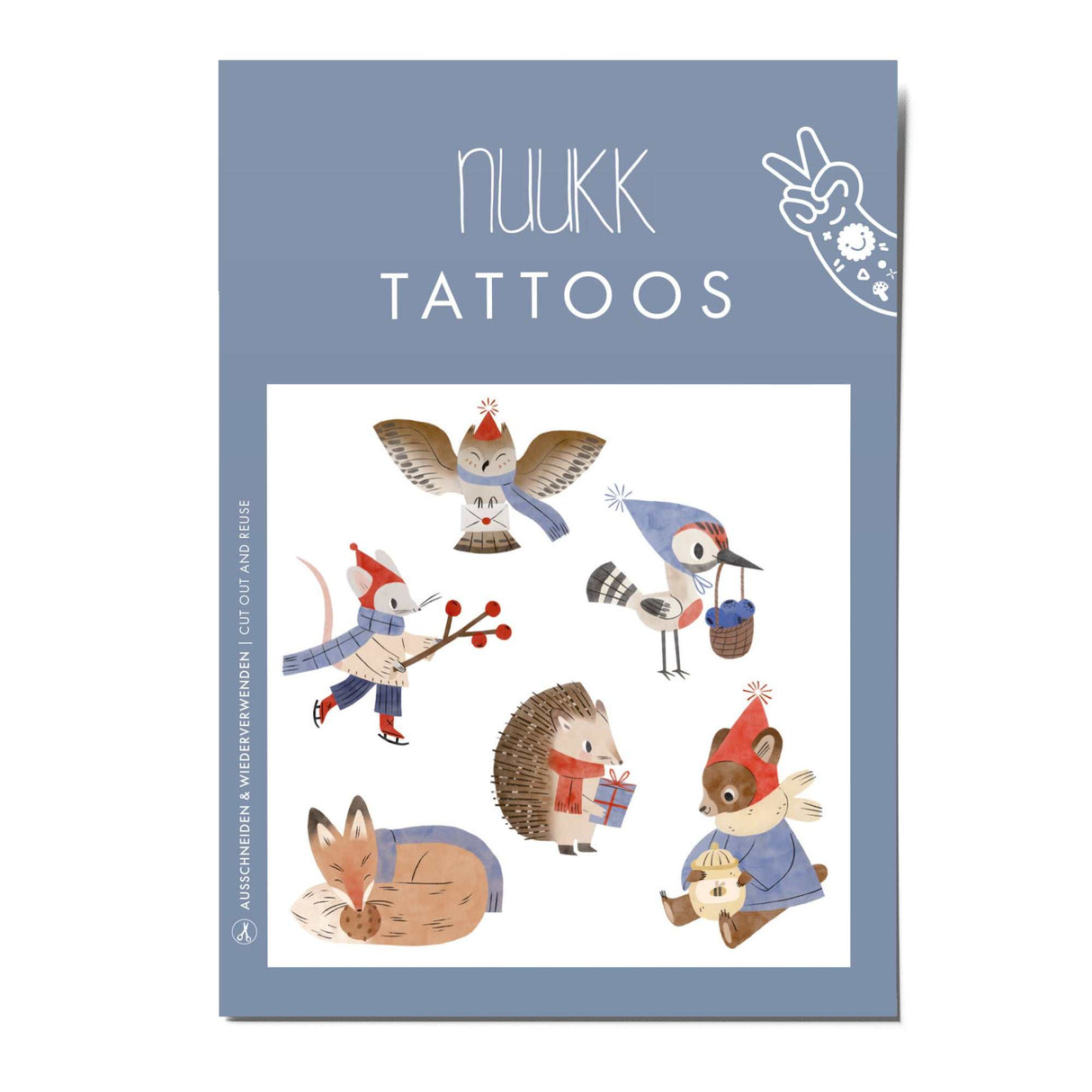 Tattoos "Waldtiere im Winter"