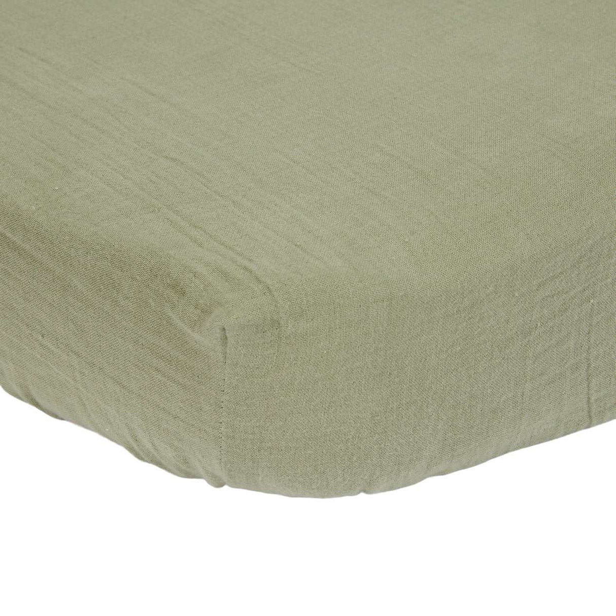 Spannbettuch Musselin 70x140/150 Olive
