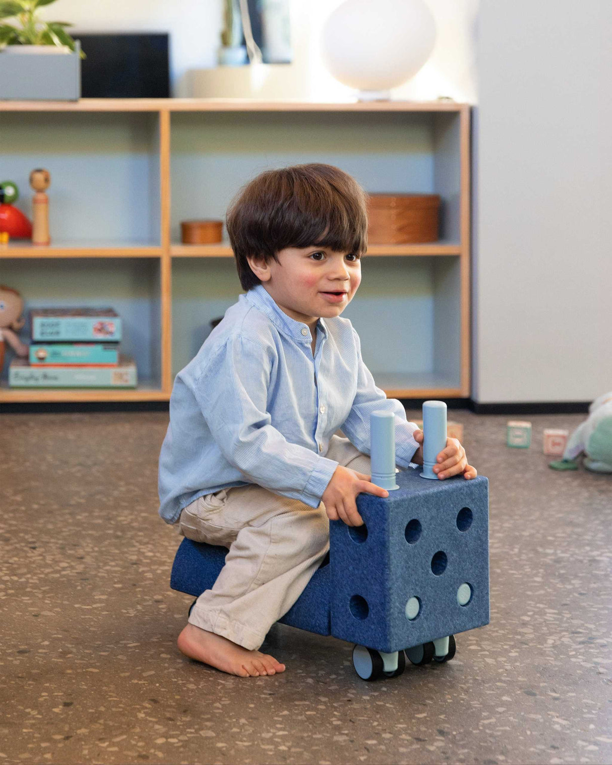 MODU Tiny Ride Rutschauto/ Blau