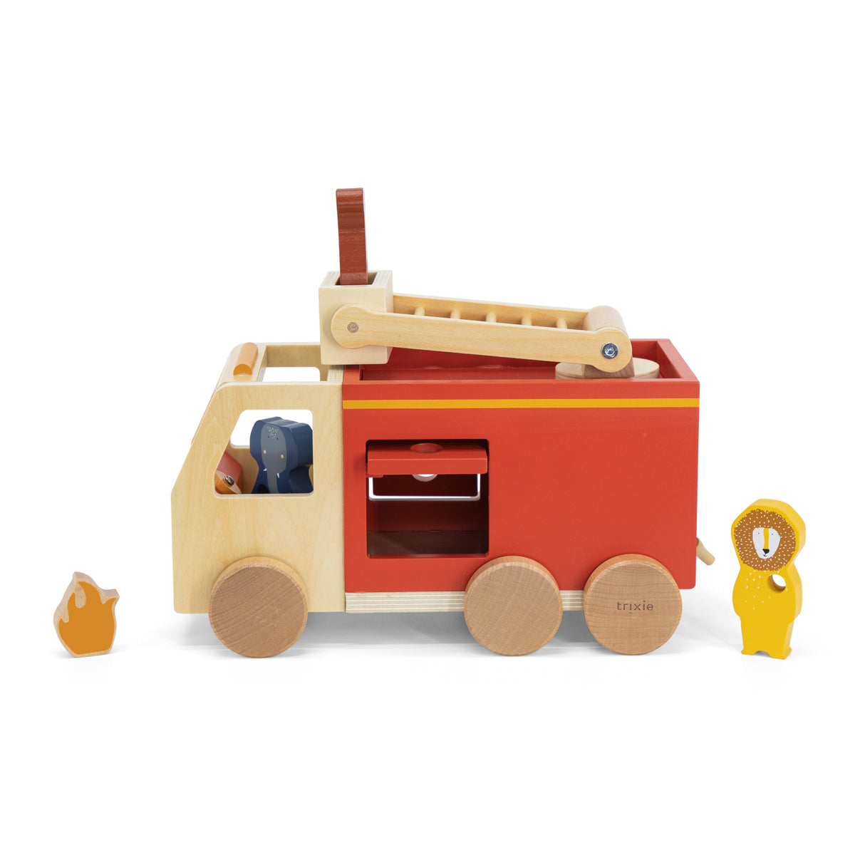 Holz Feuerwehrauto