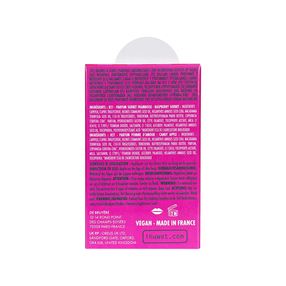 Lippenbalsam Set/ Himbeere & Liebesapfel