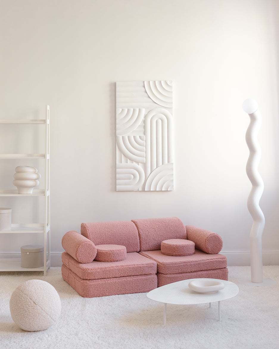 Settee/ Guava Pink