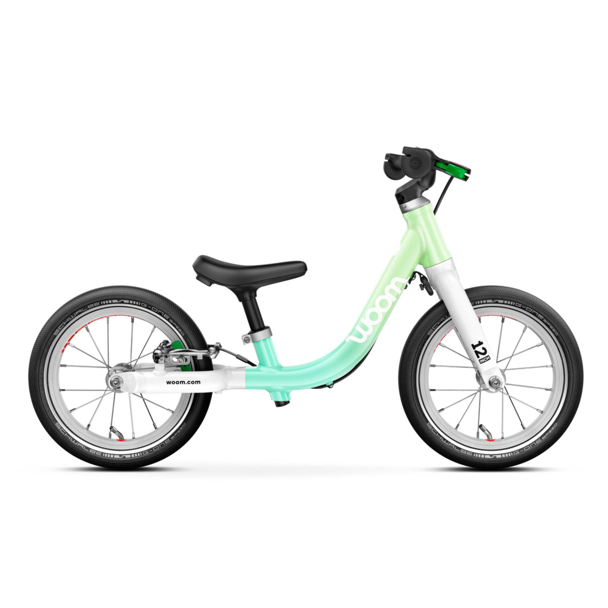 woom GO 1 Laufrad- spearmint crush "12"