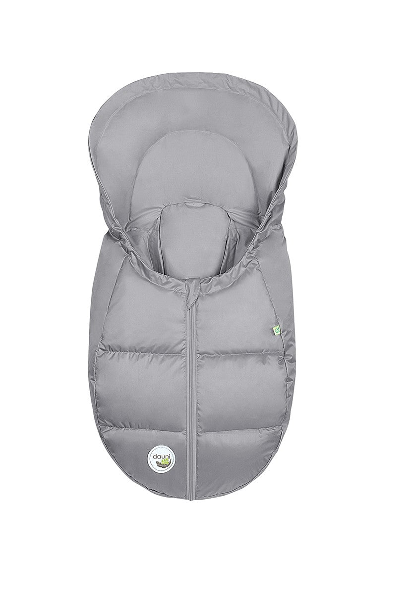 Fußsäckchen BabyNest Dauni classic silber