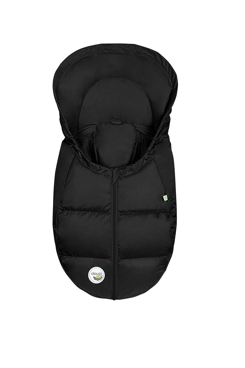Fußsäckchen BabyNest Dauni classic schwarz