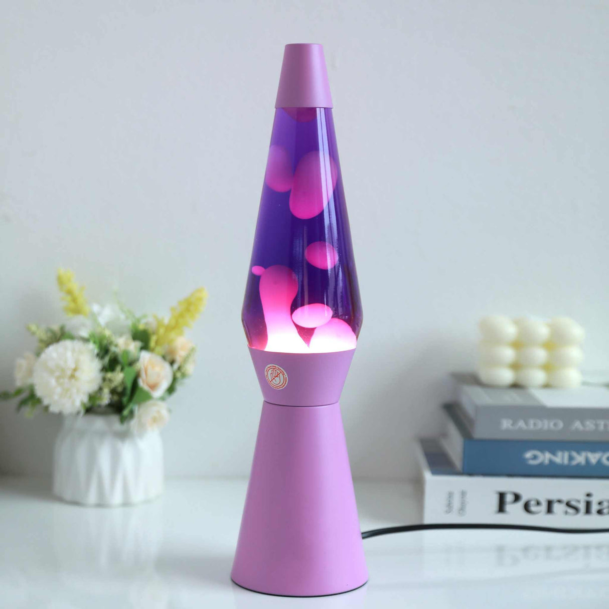 Lavalampe Spaceship/ lila