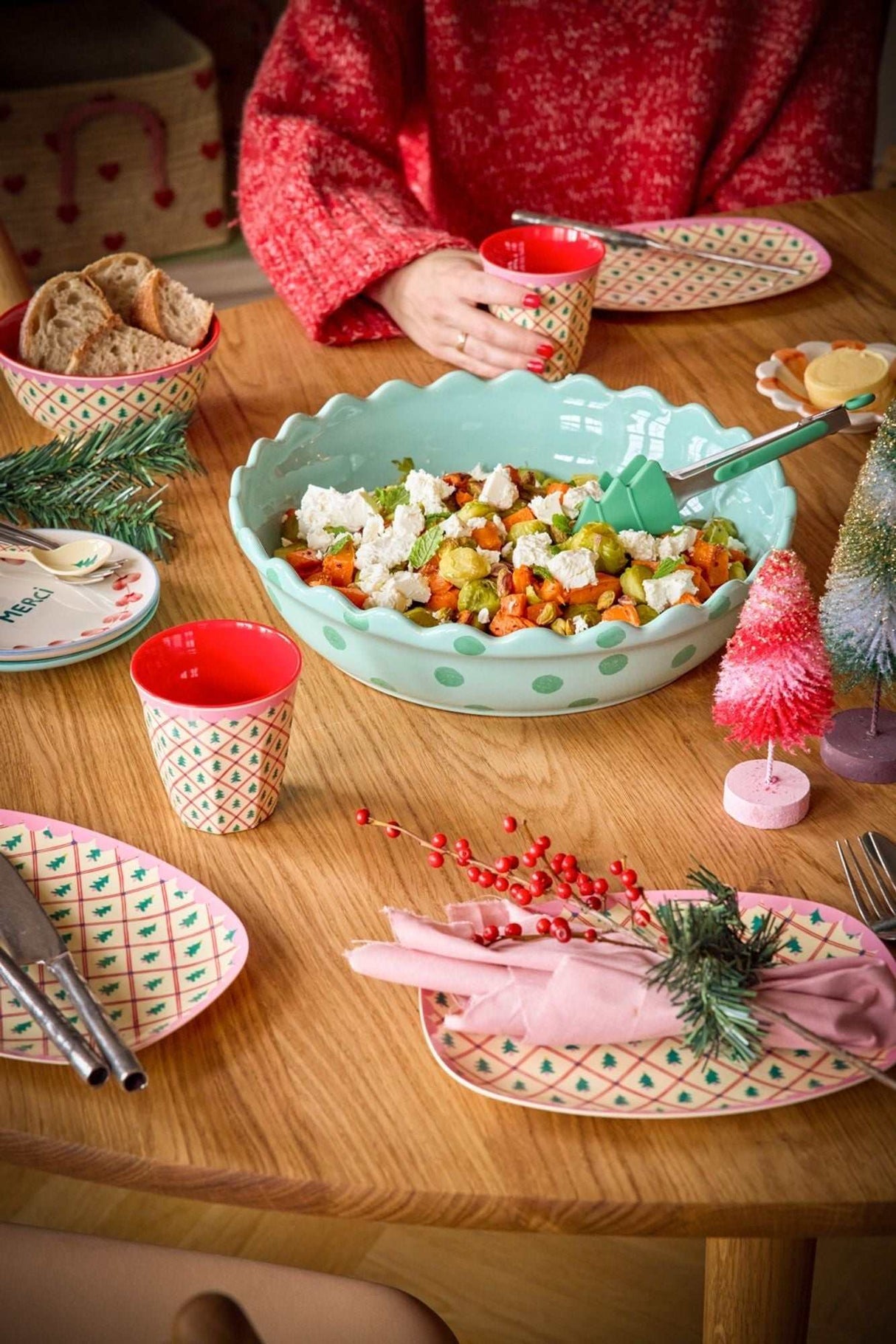 Mittlere Schale/ Diamond Christmas Tree