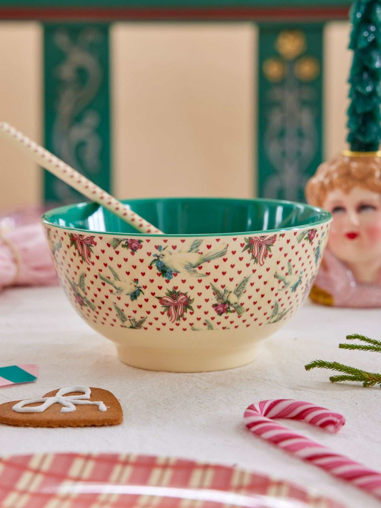 Mittlere Schale/ Dove Print