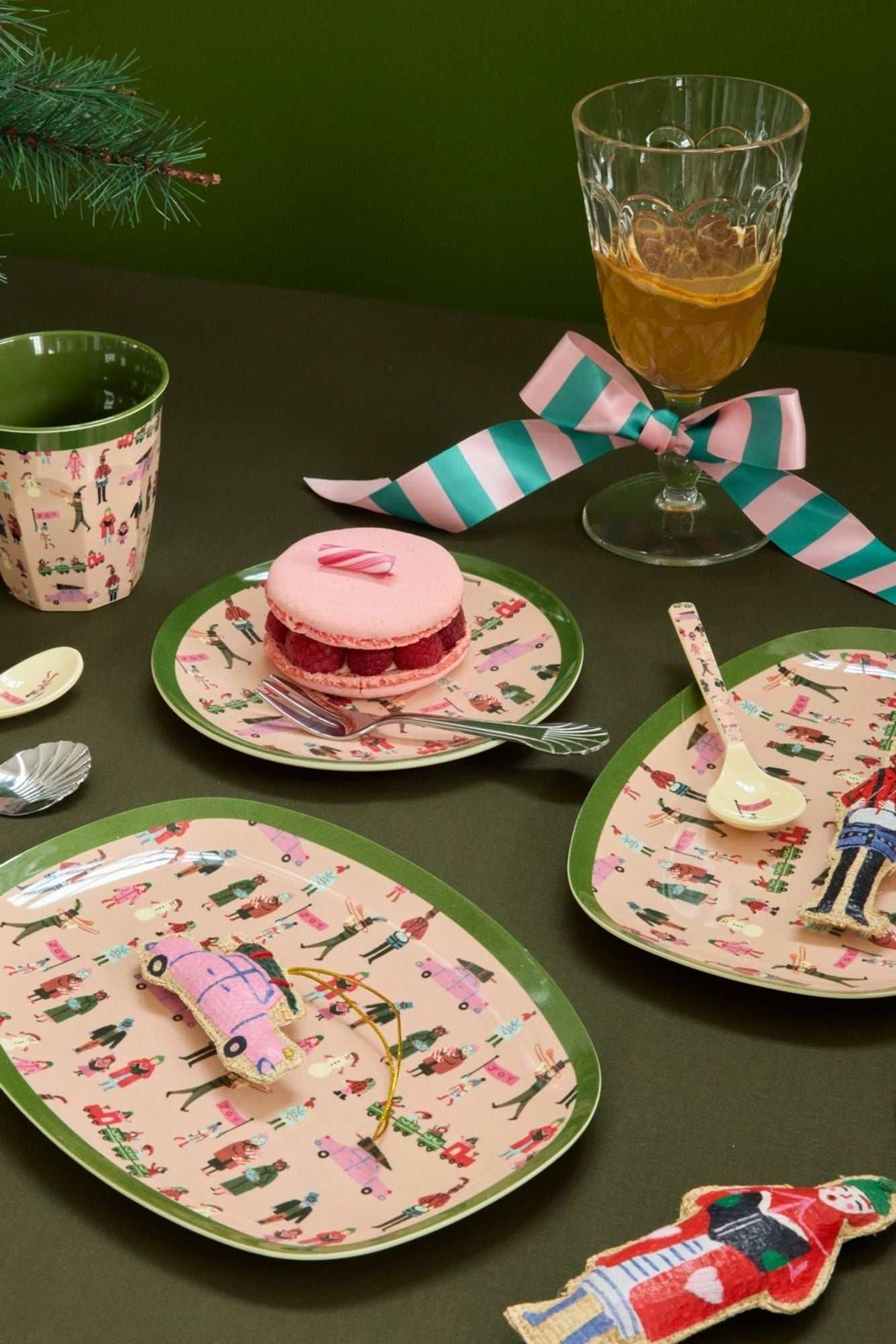 Servierteller/ Holiday Print