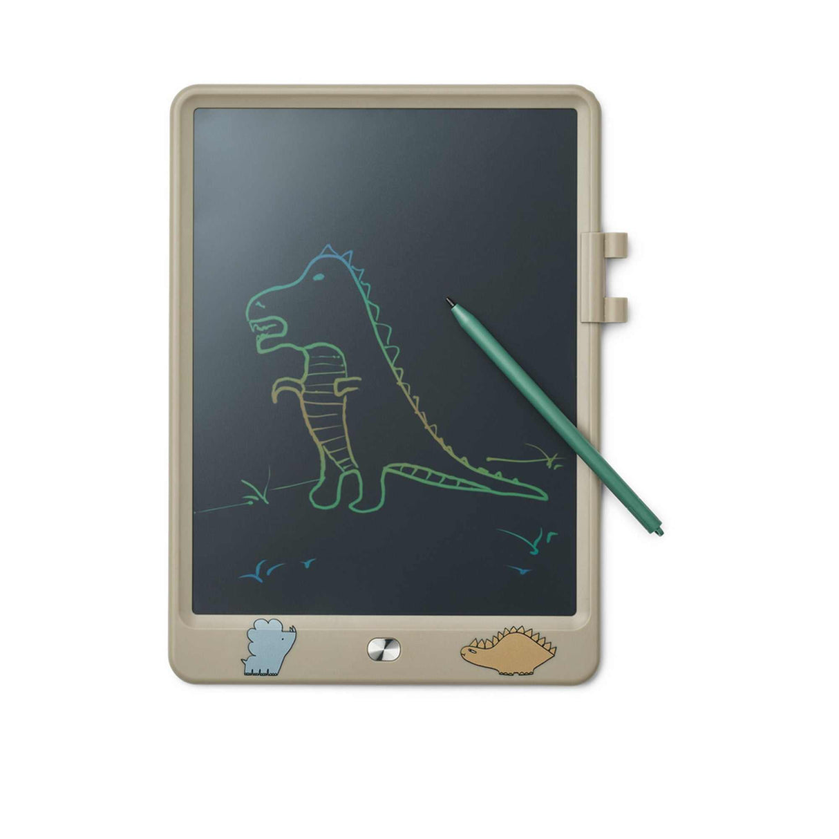 Zora Magic Zeichentafel mit Dinosaurier-Motiv und Stift für kinderfreundliches Zeichnen