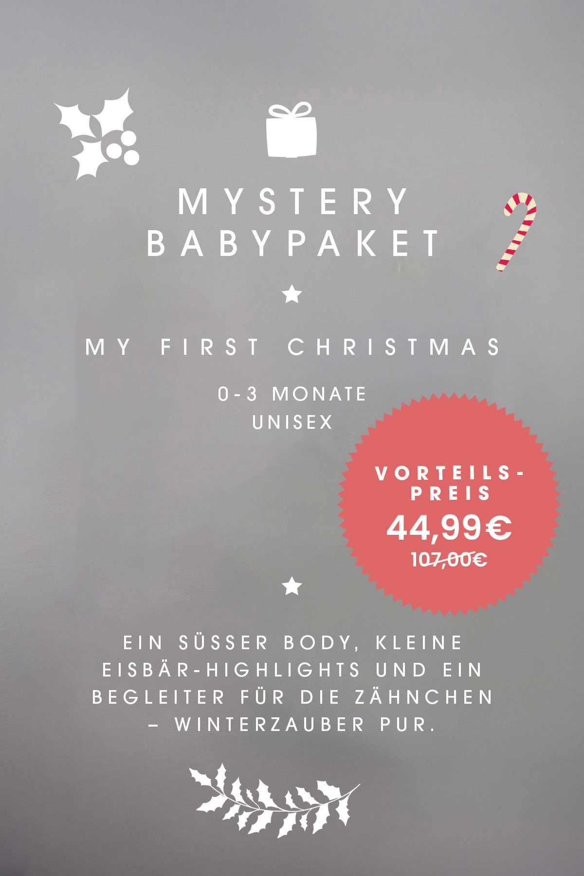 Mystery Baby-Paket my first xmas 0-3 Monate/ Unisex