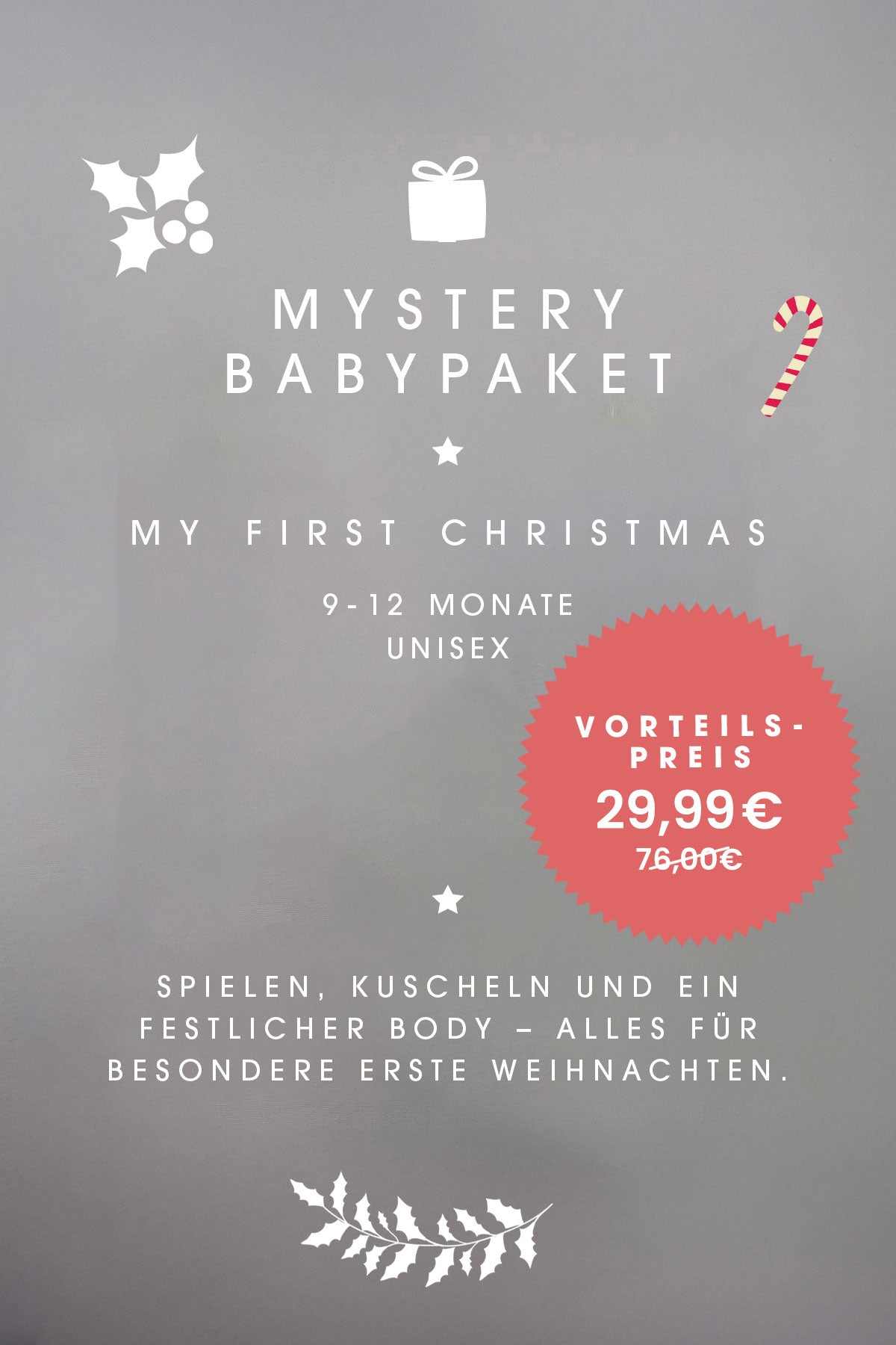 Mystery Baby-Paket my first xmas 9-12 Monate/ Unisex