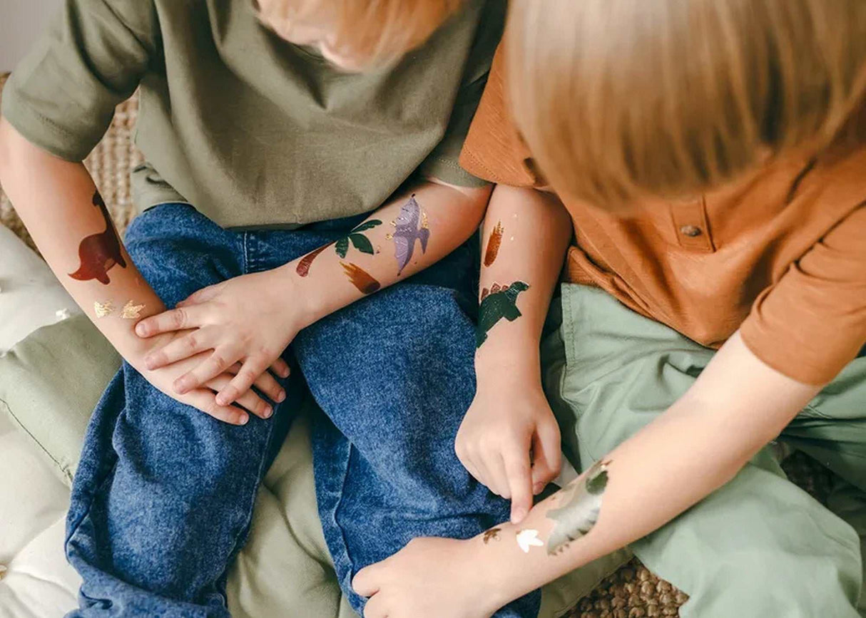 Abwaschbare Tattoos/ Dino