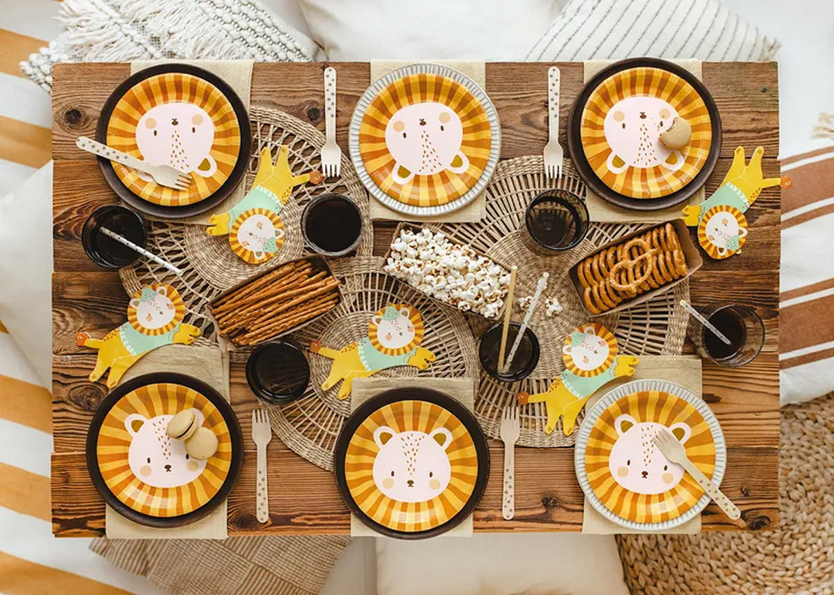 Party Pappteller Löwe