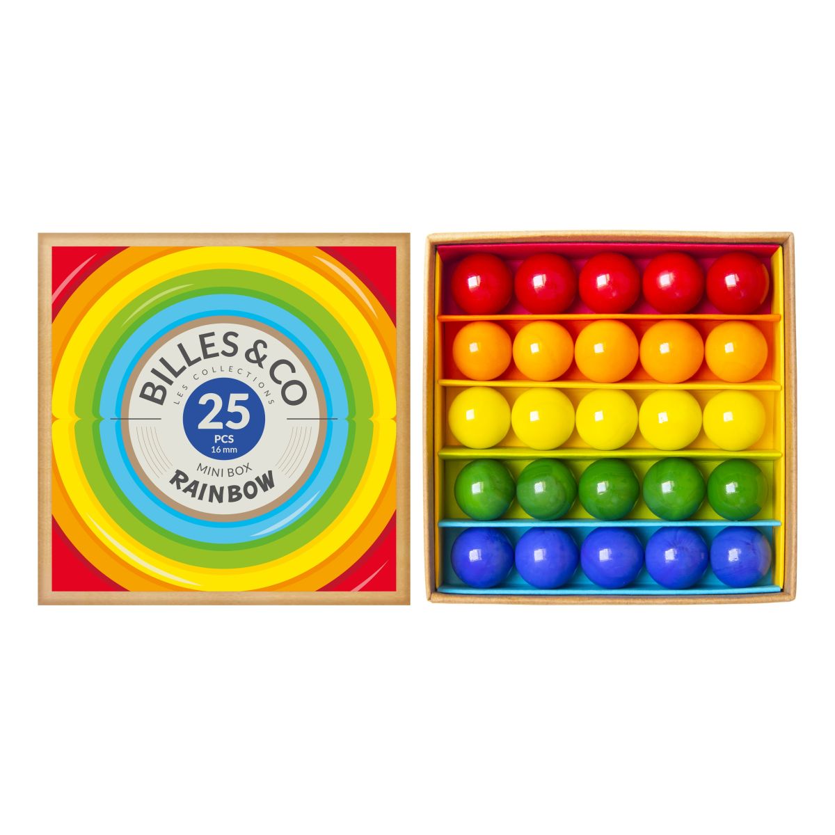 Kleine Murmelbox Rainbow
