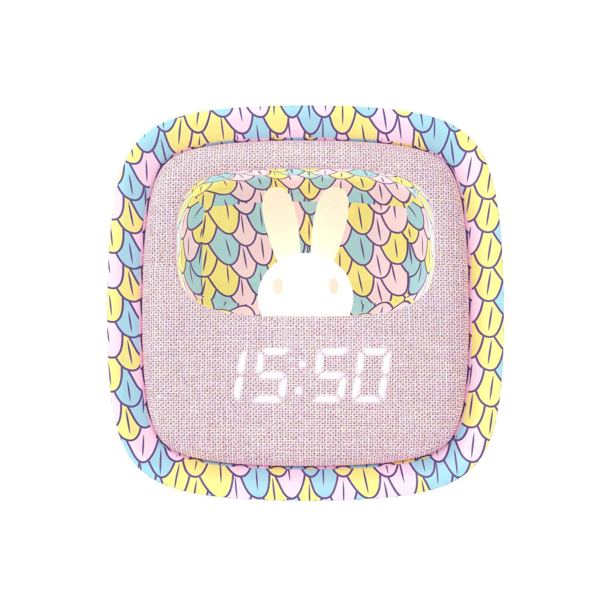 Wecker mit Nachtlicht- Rainbow Mermaid