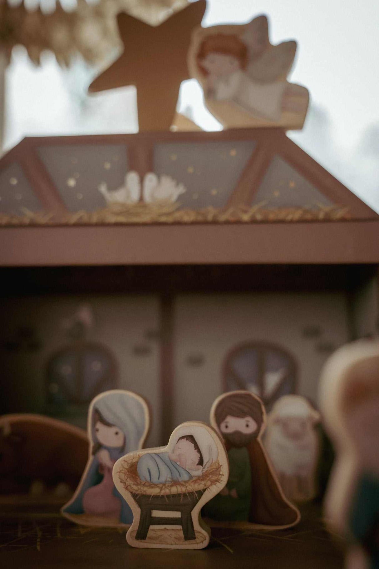 Weihnachtskrippe Spielkoffer