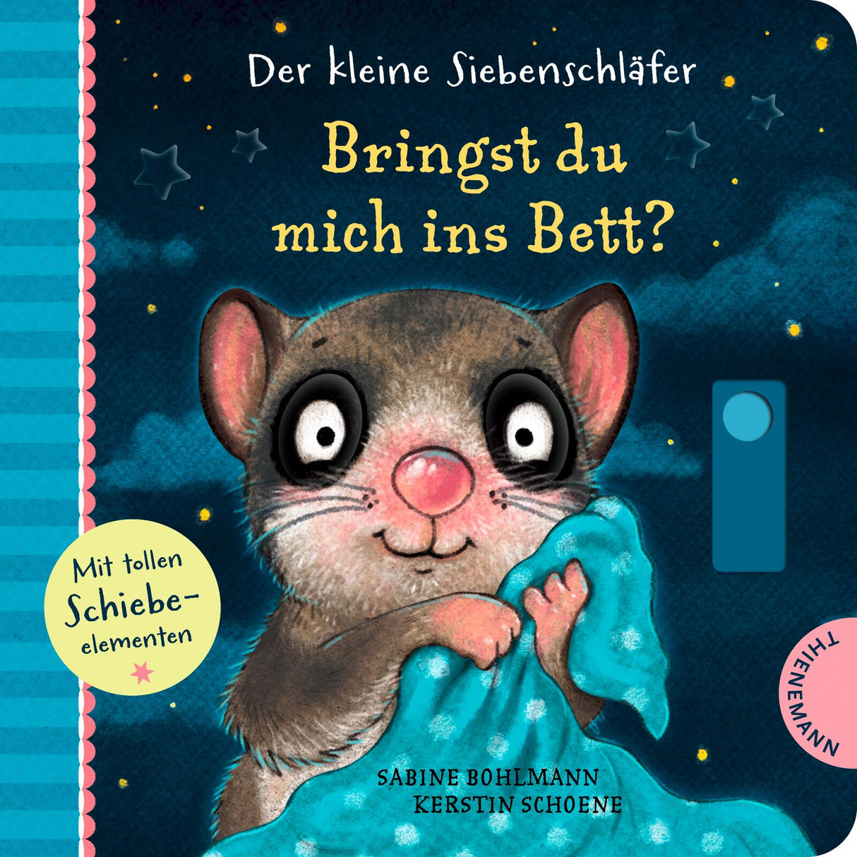 Der kleine Siebenschläfer interaktives Schiebepappbuch zum Einschlafen für Kinder ab 18 Monaten