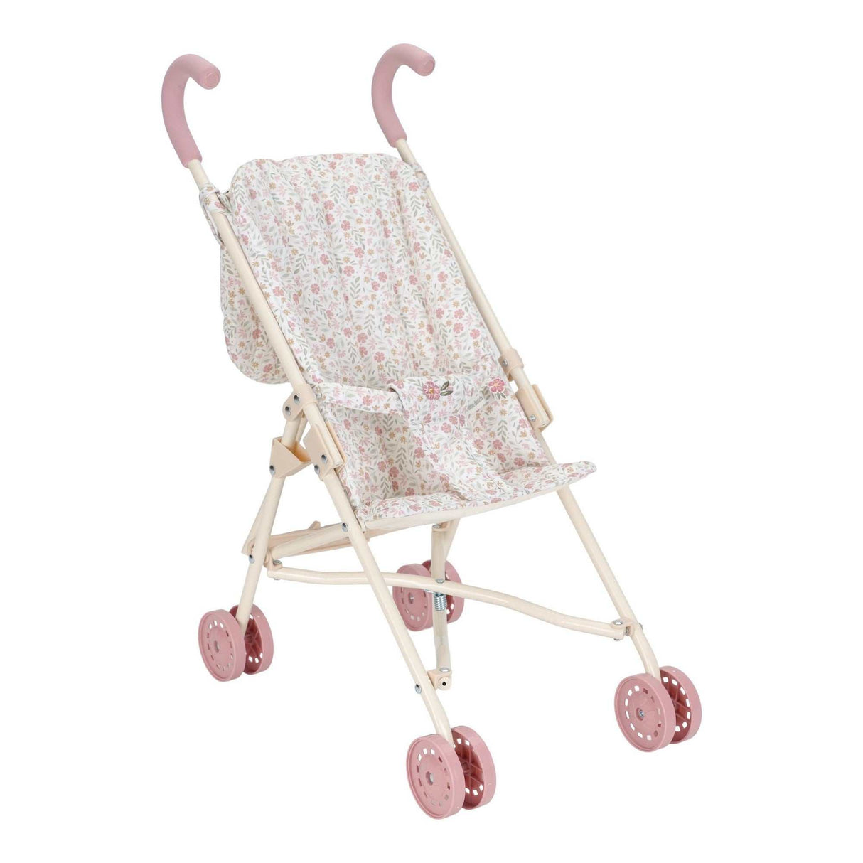 Puppenbuggy aus Metall/ Soft Flowers