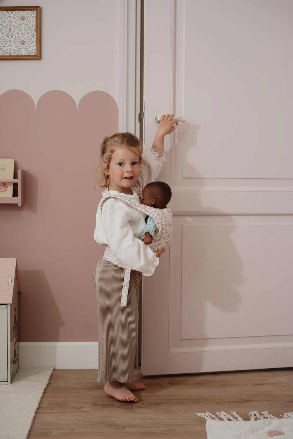 Puppentrage/ Soft Flowers