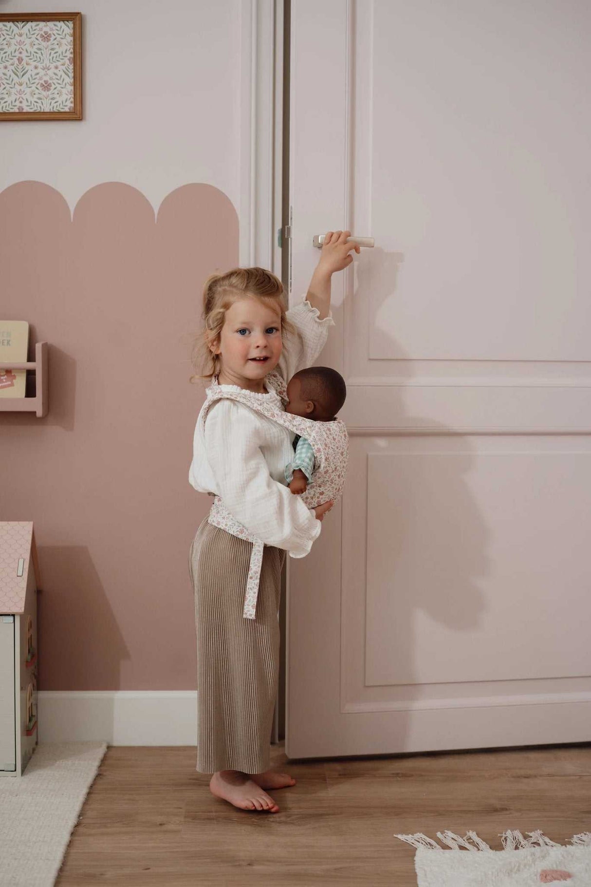 Puppentrage/ Soft Flowers