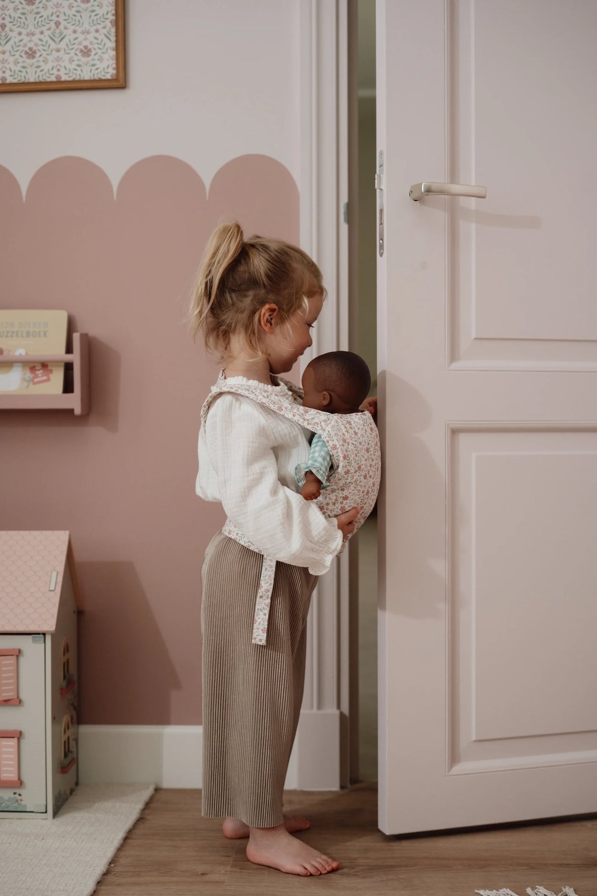 Puppentrage/ Soft Flowers