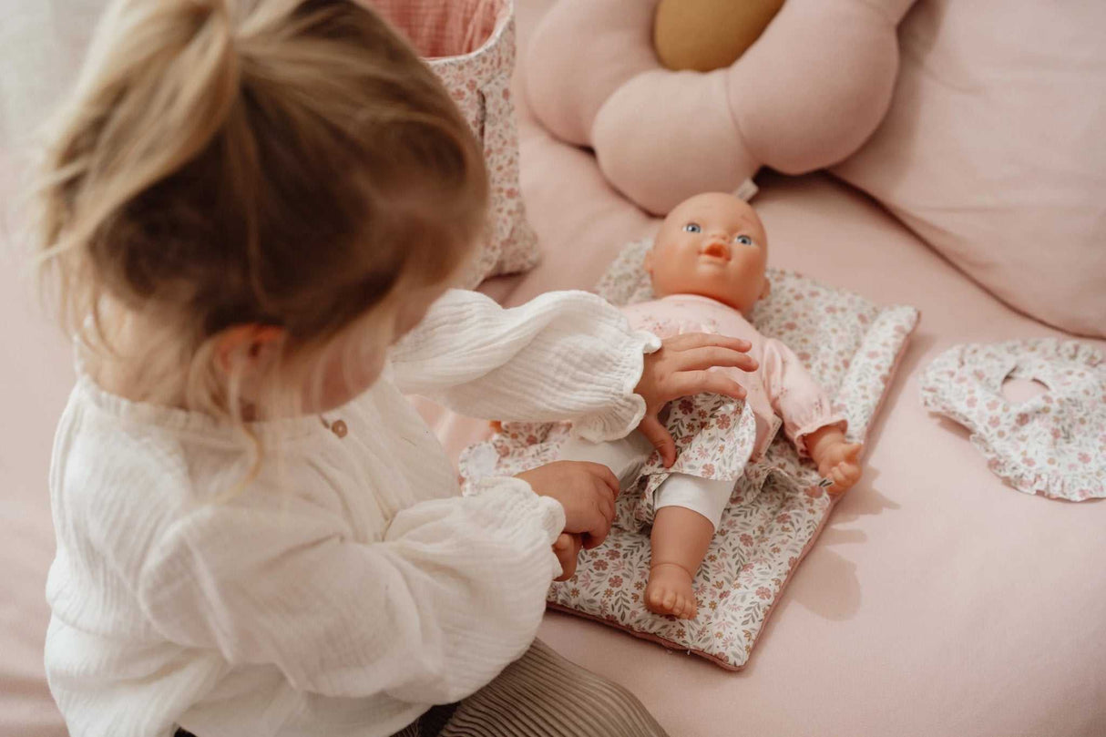 Puppenwickeltasche/ Soft Flowers