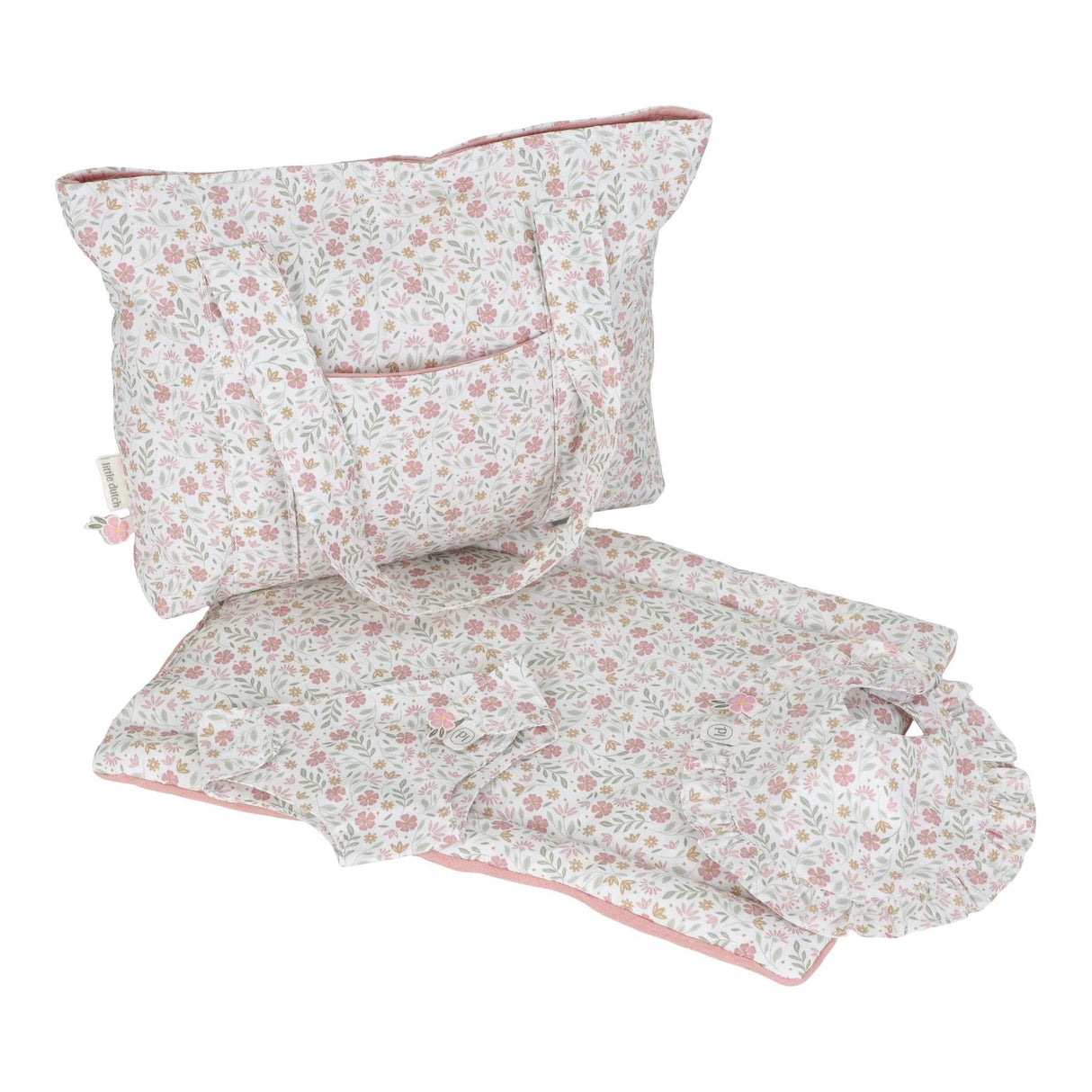 Puppenwickeltasche/ Soft Flowers
