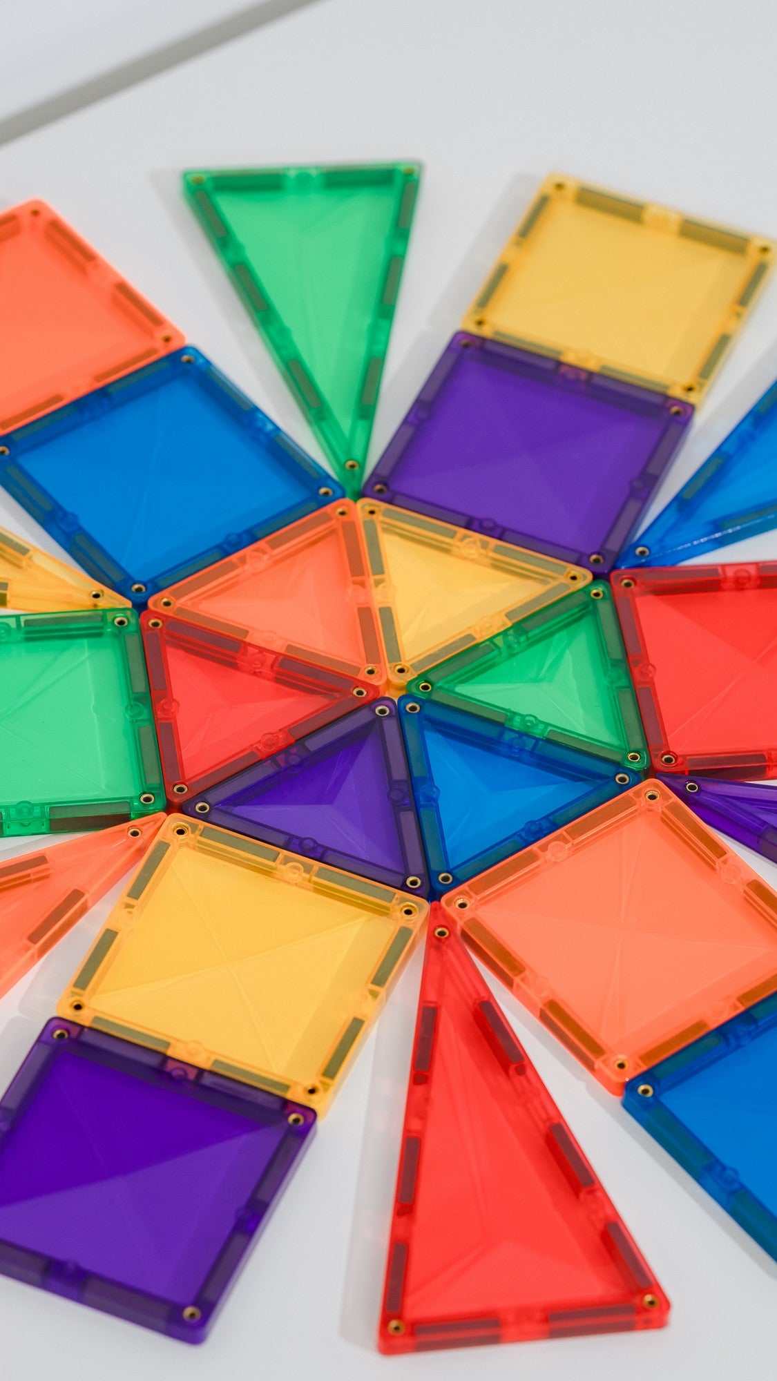 Magnetbausteine Regenbogen Mini Pack - 24 Teile