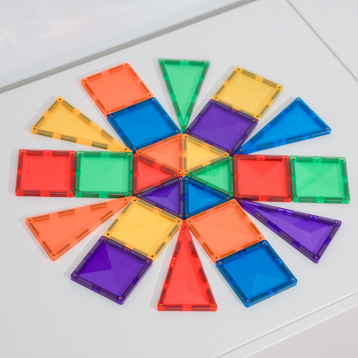 Magnetbausteine Regenbogen Mini Pack - 24 Teile