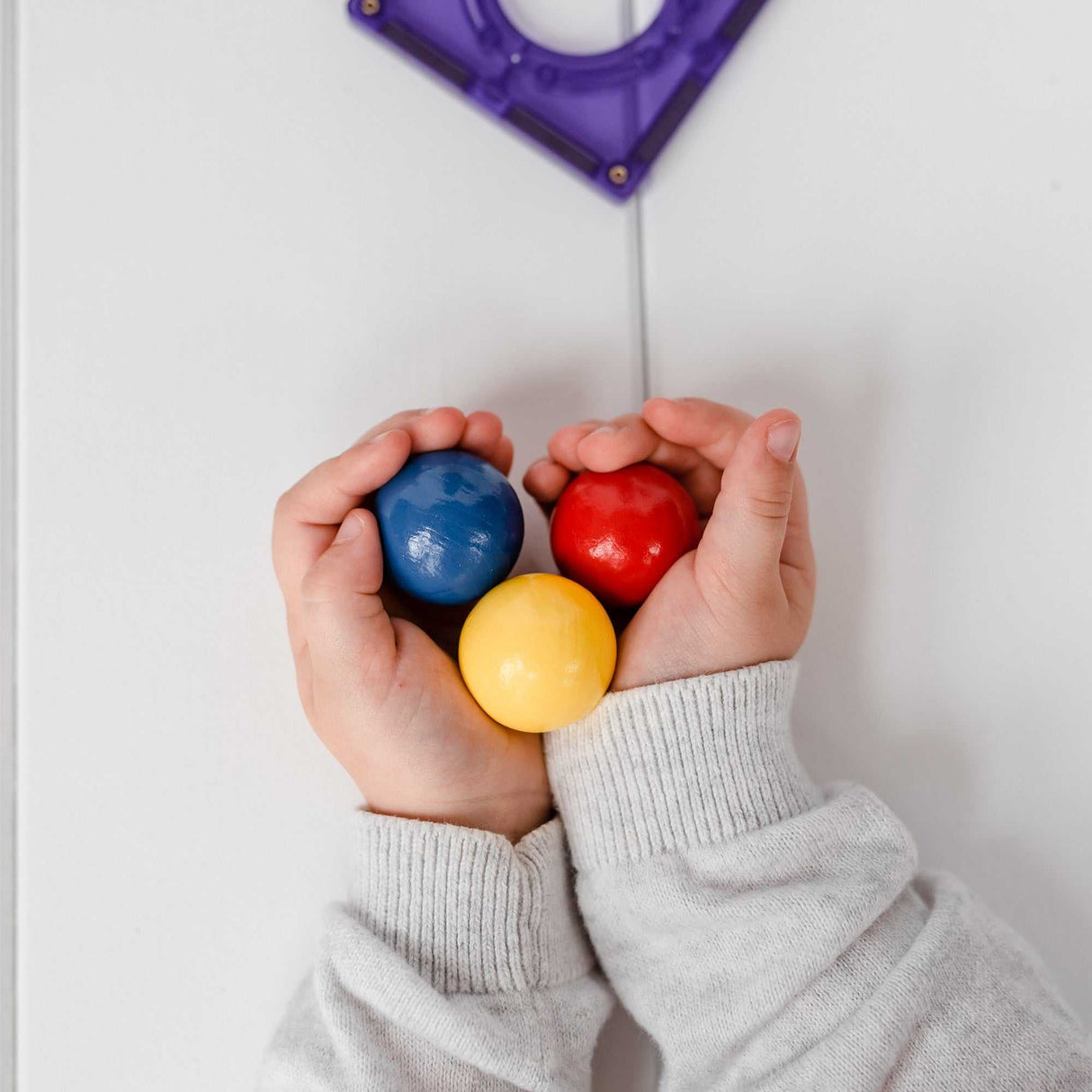 Magnetbausteine Rainbow Ball Run Pack 92 Teile