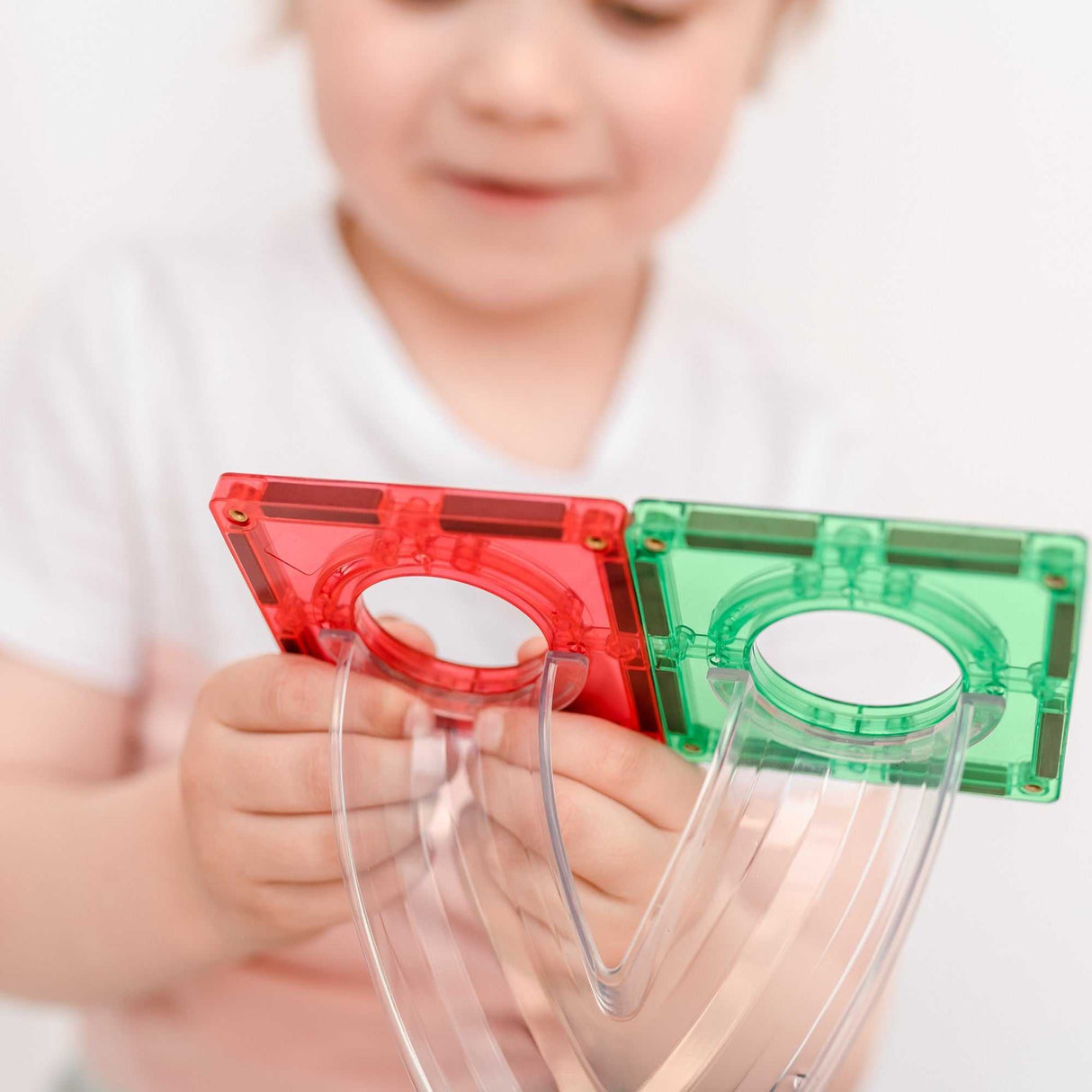 Magnetbausteine Rainbow Ball Run Pack 92 Teile