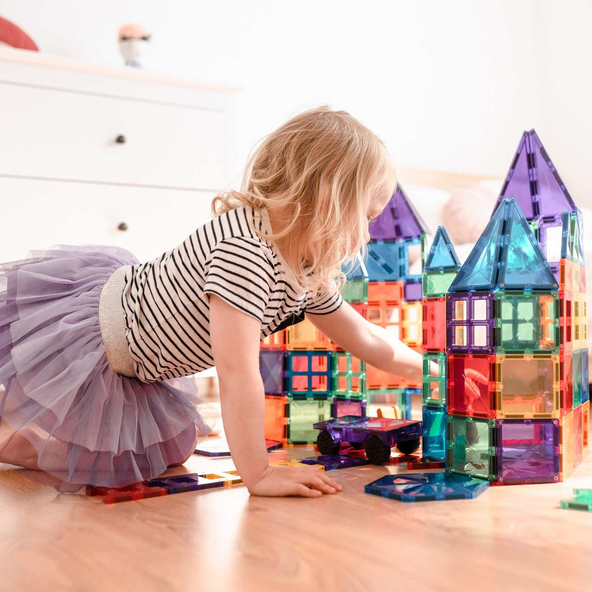 Magnetbausteine Rainbow Mega Pack - 212 Teile