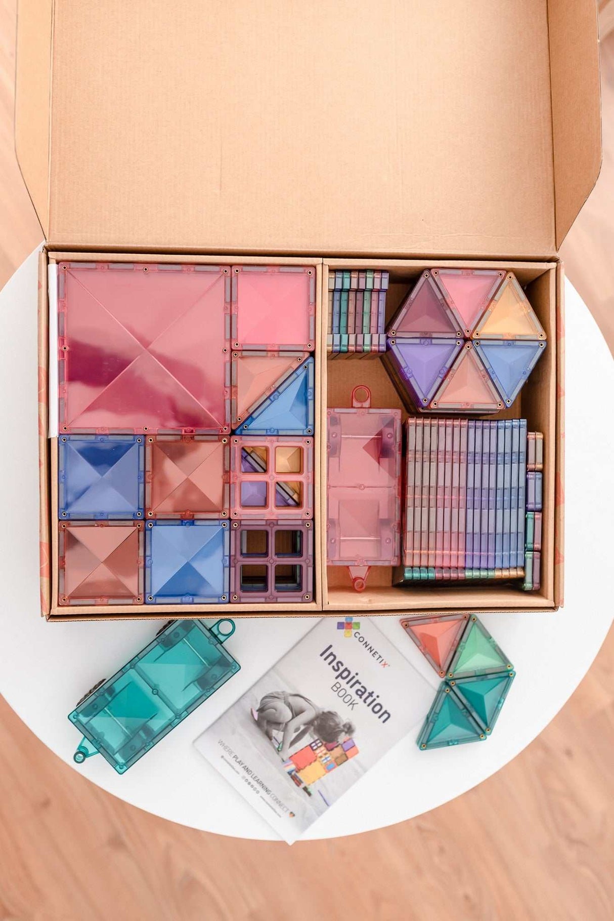 Magnetbausteine Pastell Mega Pack 202 Teile